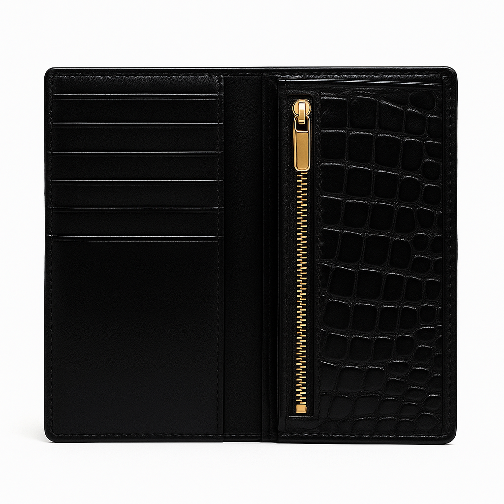 Black Leather Wallet - Image 2