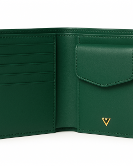 Green Leather Wallet